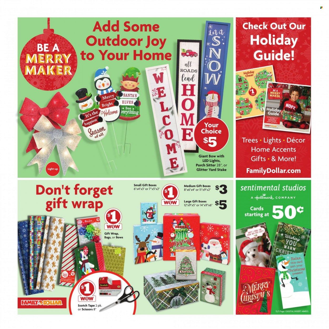 Family Dollar Weekly Ad Flyer December 5 to December 12