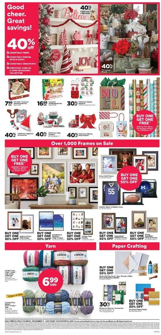 Michaels Weekly Ad Flyer December 5 to December 12