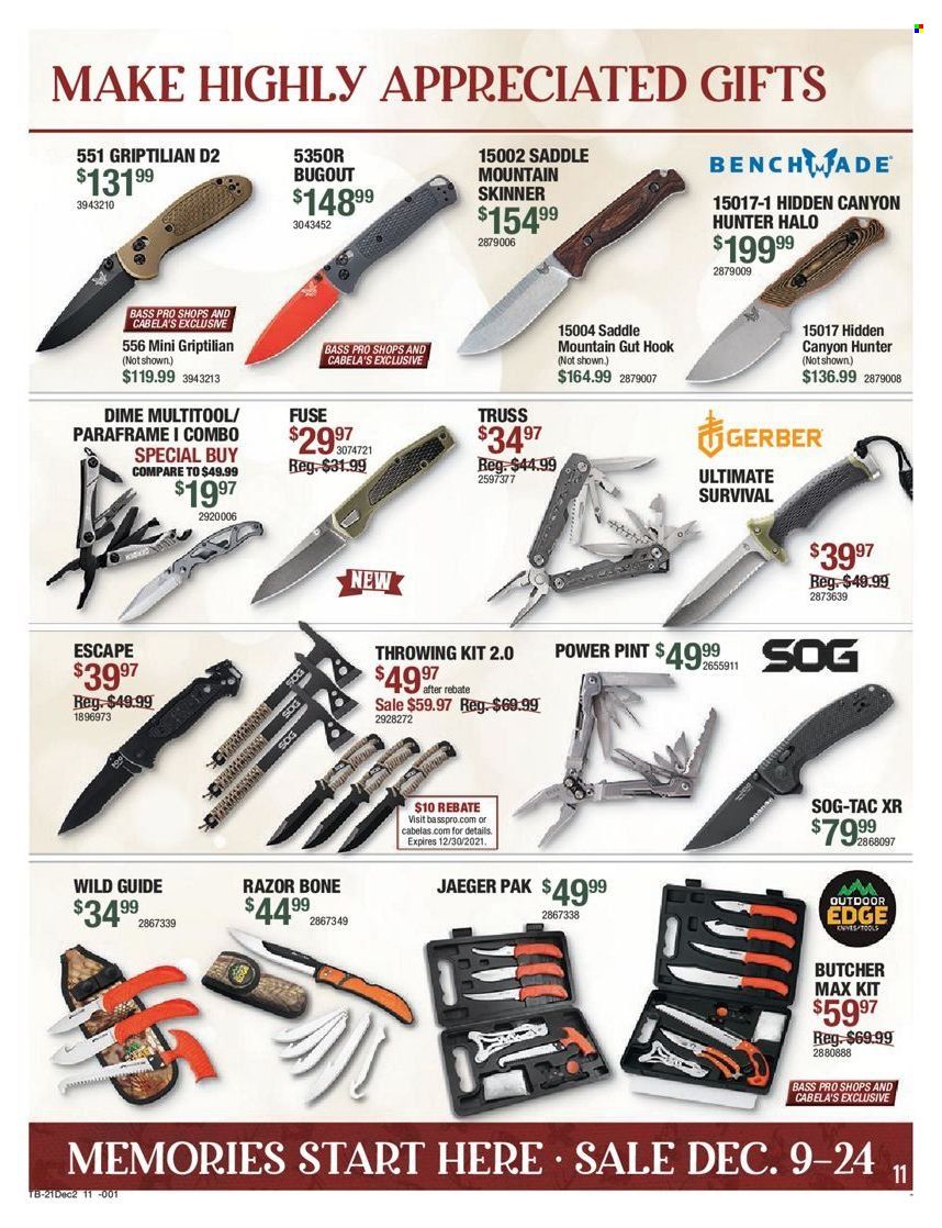 Cabela's Weekly Ad Flyer December 7 to December 14