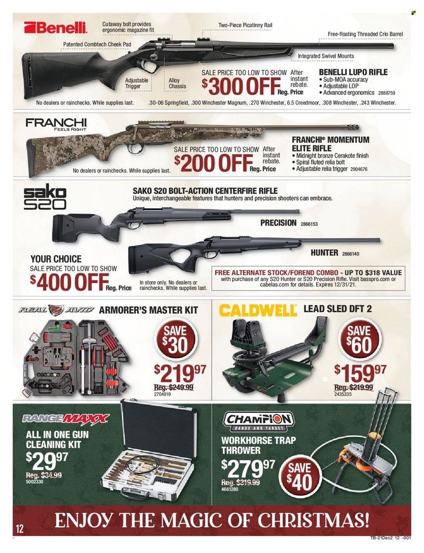 Cabela's Weekly Ad Flyer December 7 to December 14
