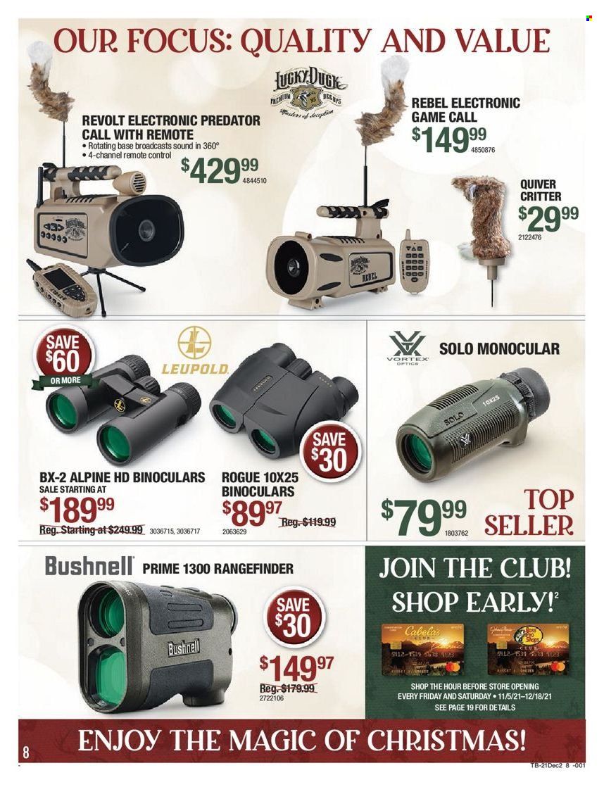 Cabela's Weekly Ad Flyer December 7 to December 14