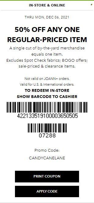 JOANN Weekly Ad Flyer December 7 to December 14