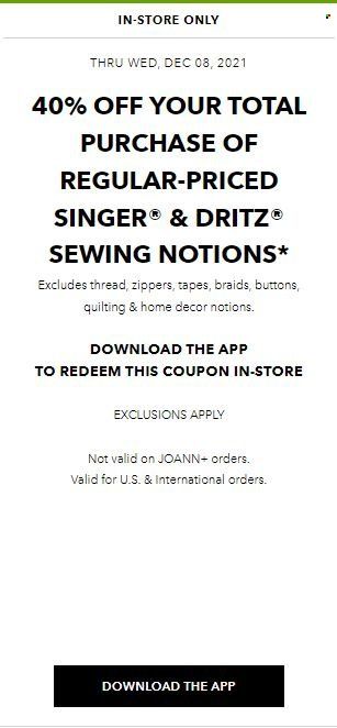 JOANN Weekly Ad Flyer December 7 to December 14