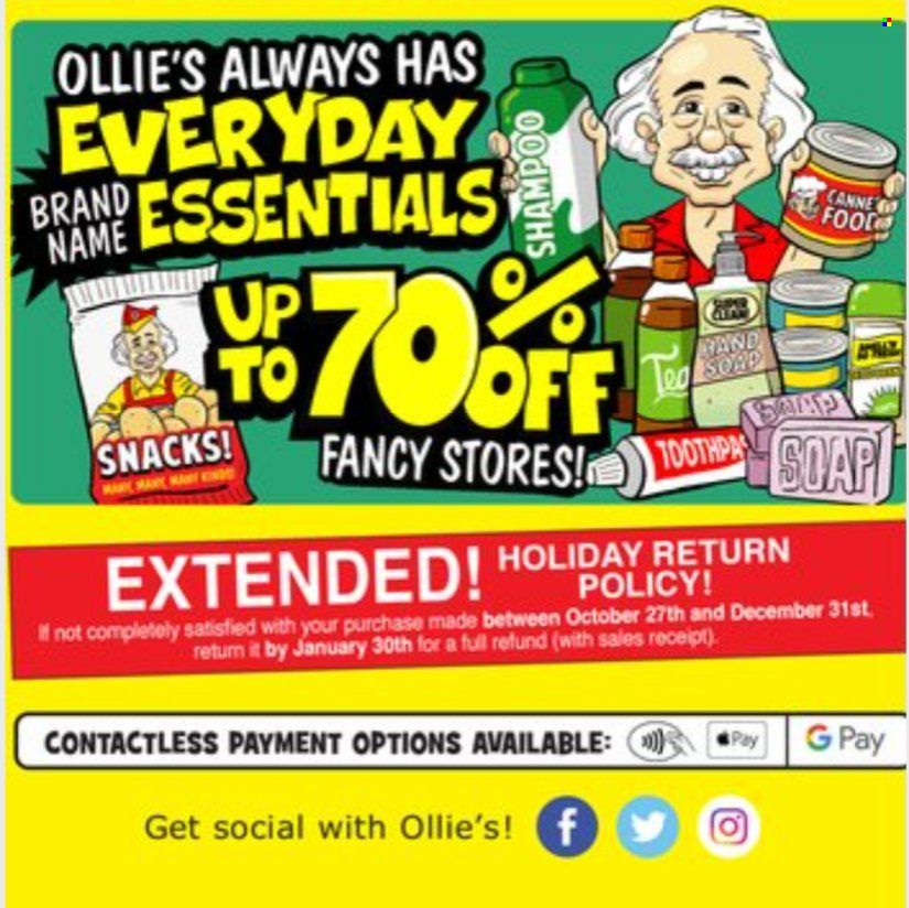 Ollie's Bargain Outlet Weekly Ad Flyer December 7 to December 14