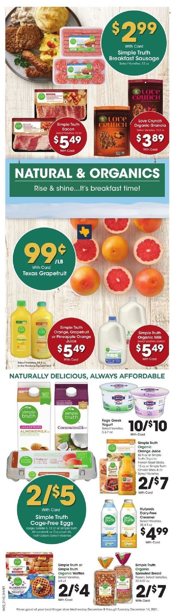 Kroger (GA, IL, LA, MI, OK, SC, TN, TX, VA) Weekly Ad Flyer December 7 to December 14