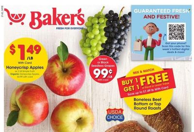 Baker's (NE) Weekly Ad Flyer December 7 to December 14