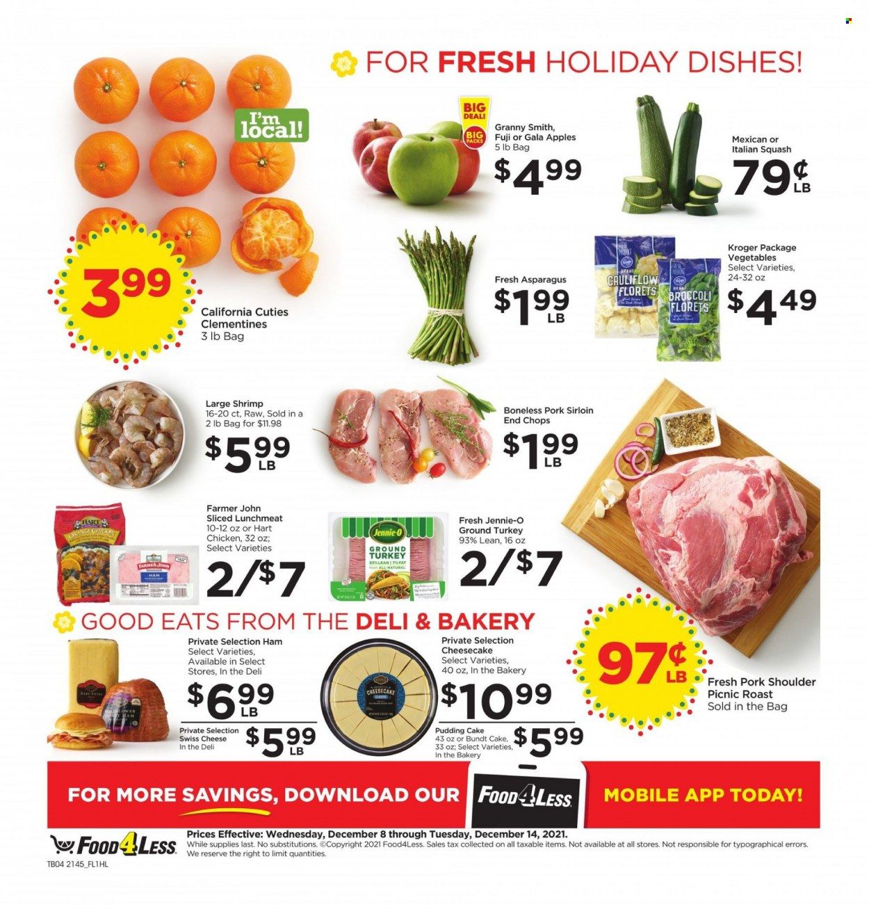 Food 4 Less (CA) Weekly Ad Flyer December 7 to December 14
