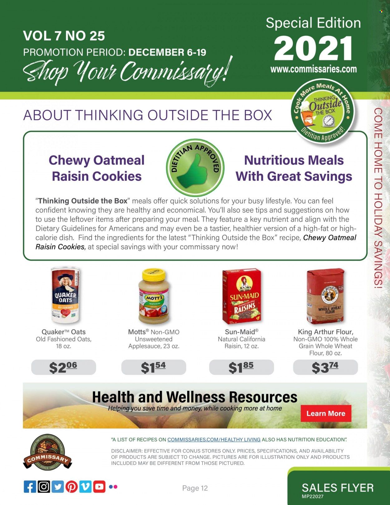 Commissary Weekly Ad Flyer December 8 to December 15