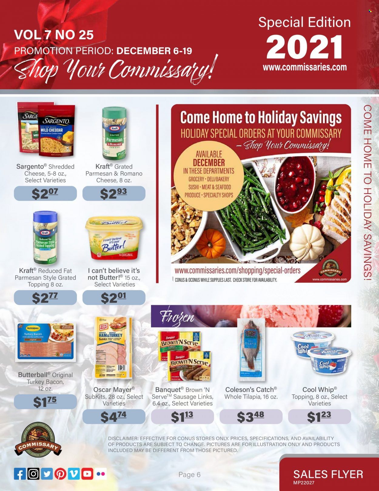 Commissary Weekly Ad Flyer December 8 to December 15