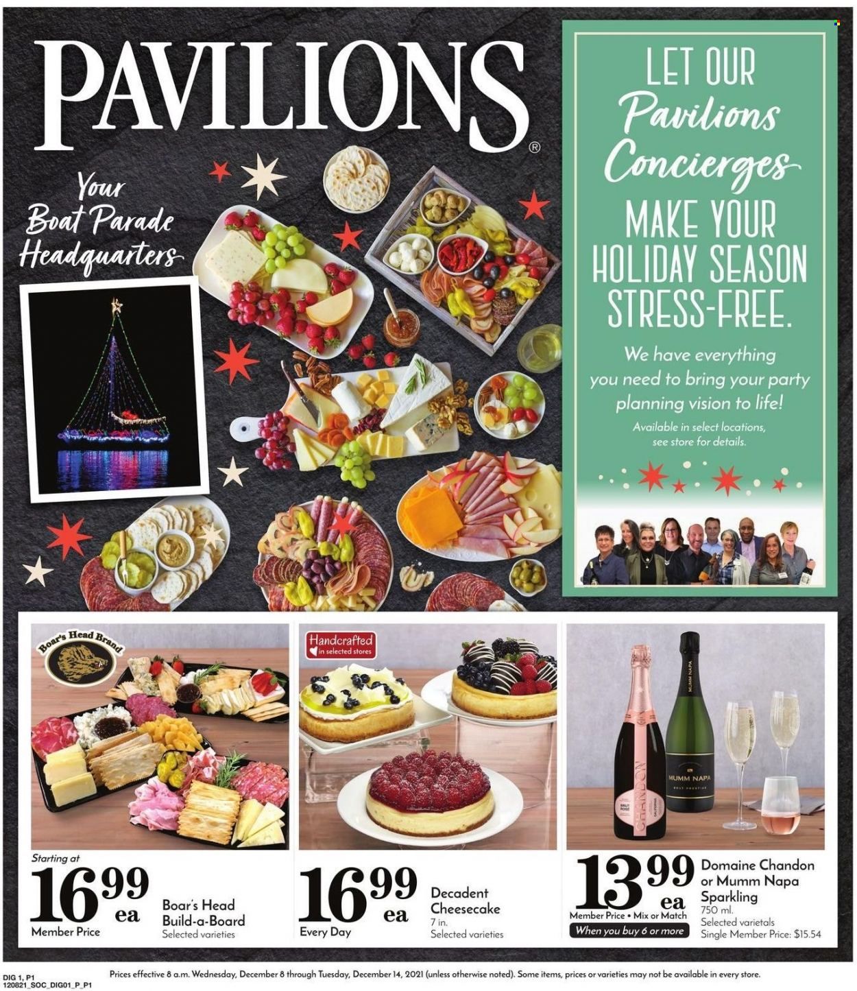 Pavilions (CA) Weekly Ad Flyer December 8 to December 15