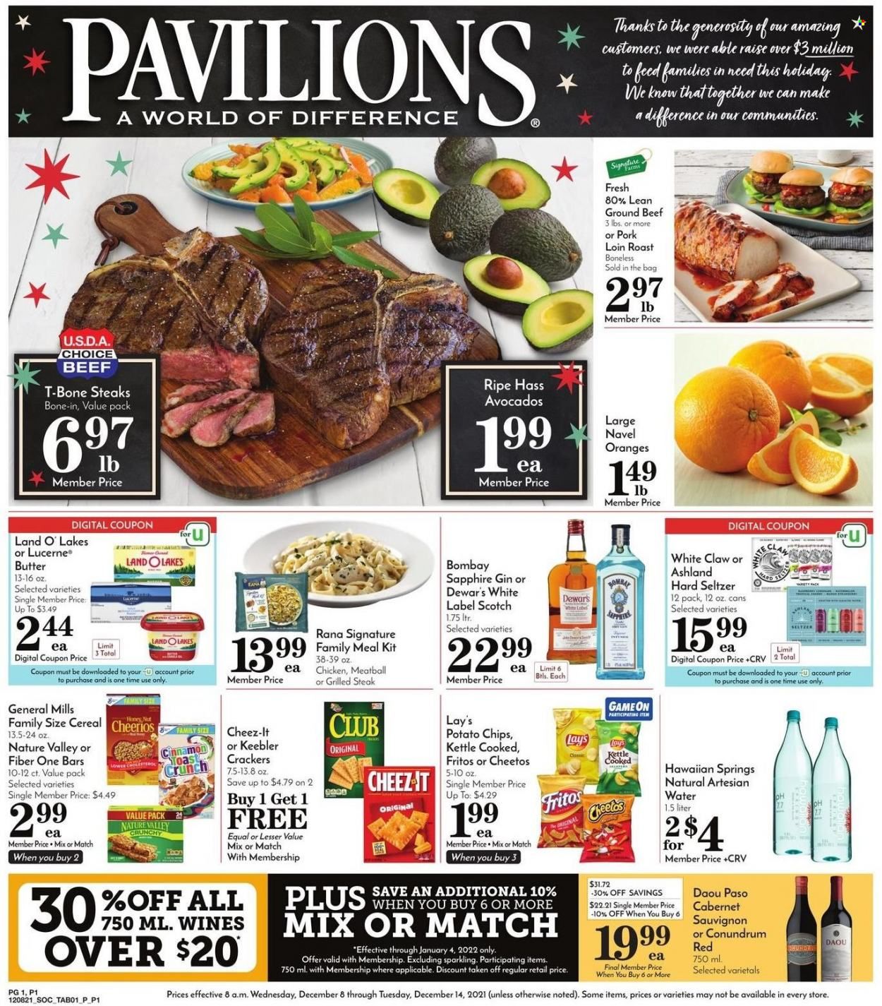 Pavilions (CA) Weekly Ad Flyer December 8 to December 15