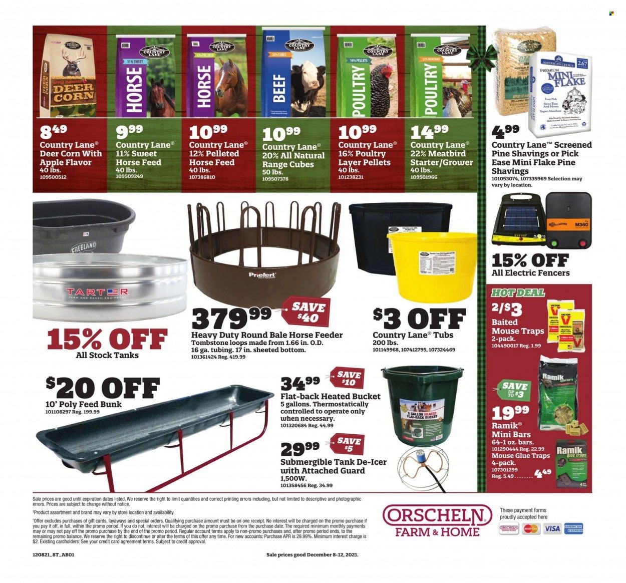 Orscheln Farm and Home (IA, IN, KS, MO, NE, OK) Weekly Ad Flyer December 8 to December 15