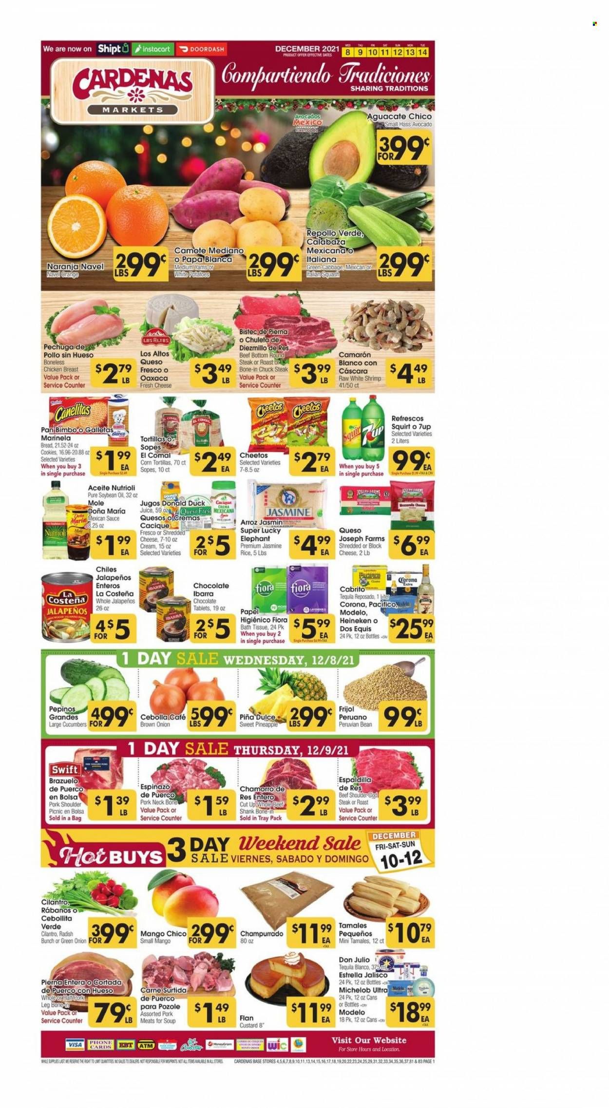 Cardenas (CA, NV) Weekly Ad Flyer December 8 to December 15