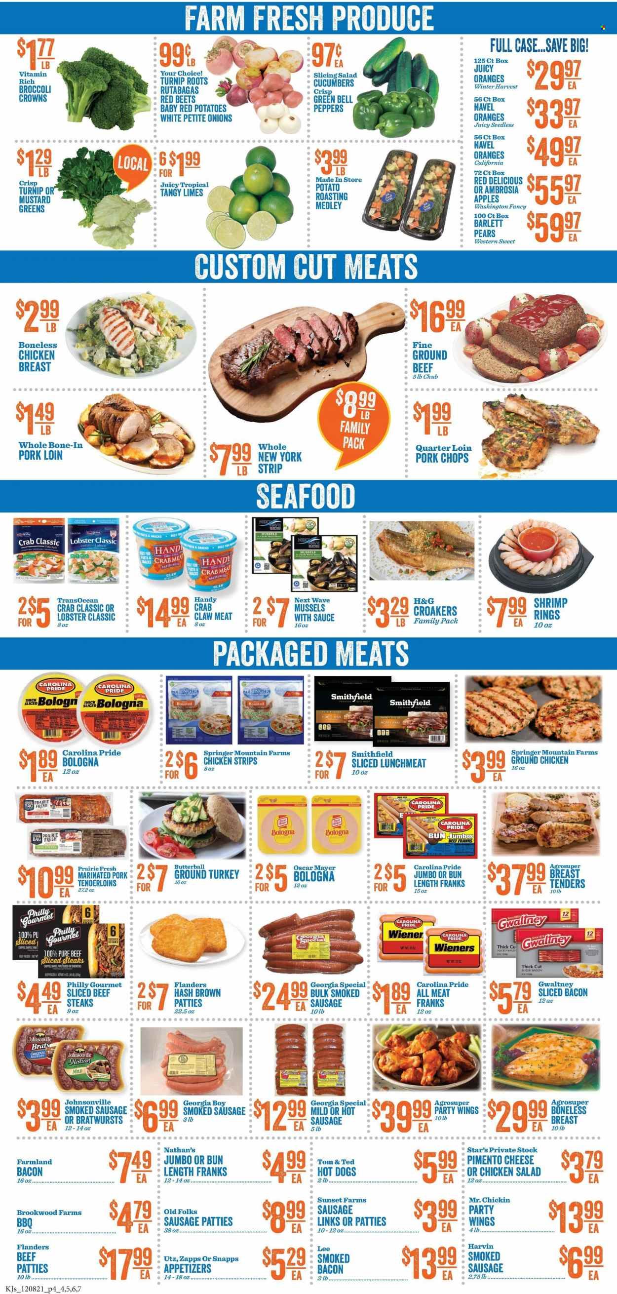 KJ´s Market (GA, SC) Weekly Ad Flyer December 8 to December 15