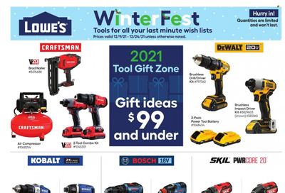 Lowe's Weekly Ad Flyer December 8 to December 15