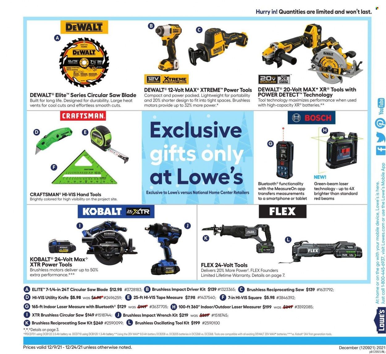 Lowe's Weekly Ad Flyer December 8 to December 15