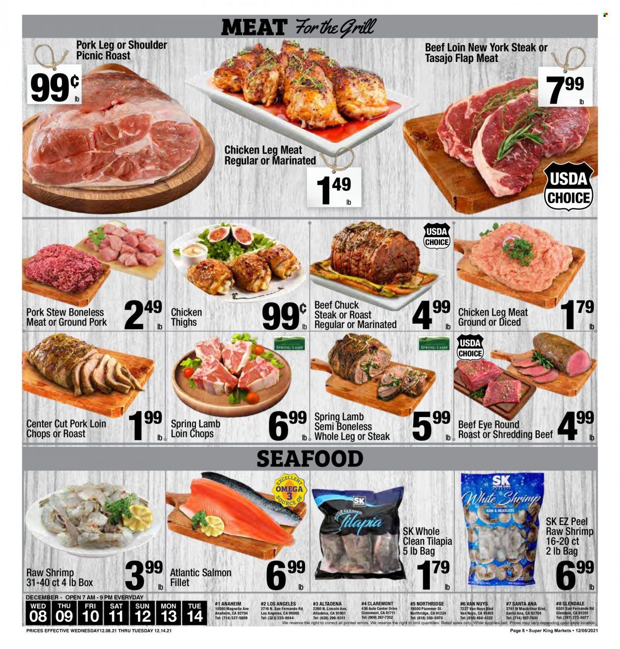 Super King Markets (CA) Weekly Ad Flyer December 8 to December 15