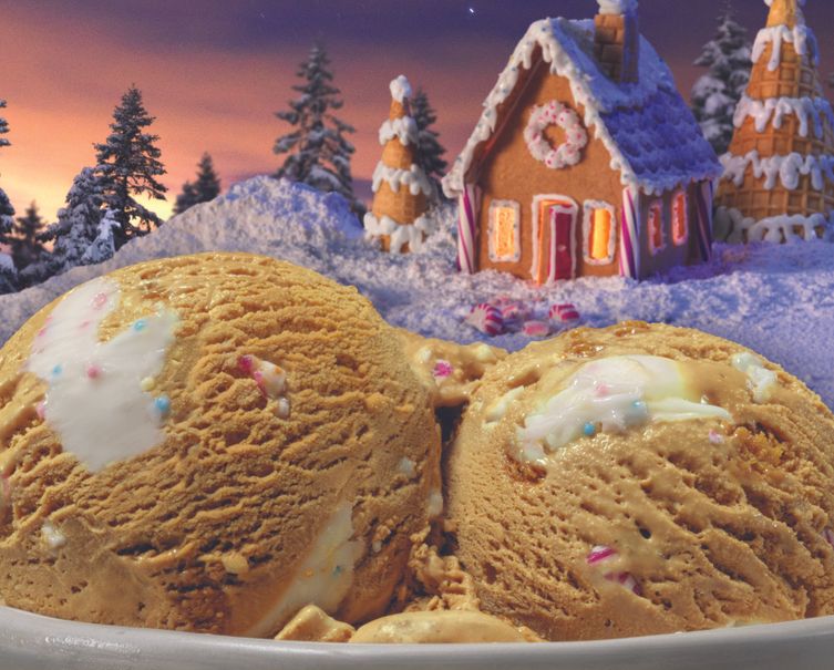 Baskin-Robbins Crafts their New Gingerbread House Ice Cream as December’s Flavor of the Month Baskin-Robbins Crafts their New Gingerbread House Ice Cream as December’s Flavor of the Month