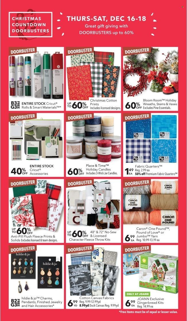 JOANN Weekly Ad Flyer December 9 to December 16