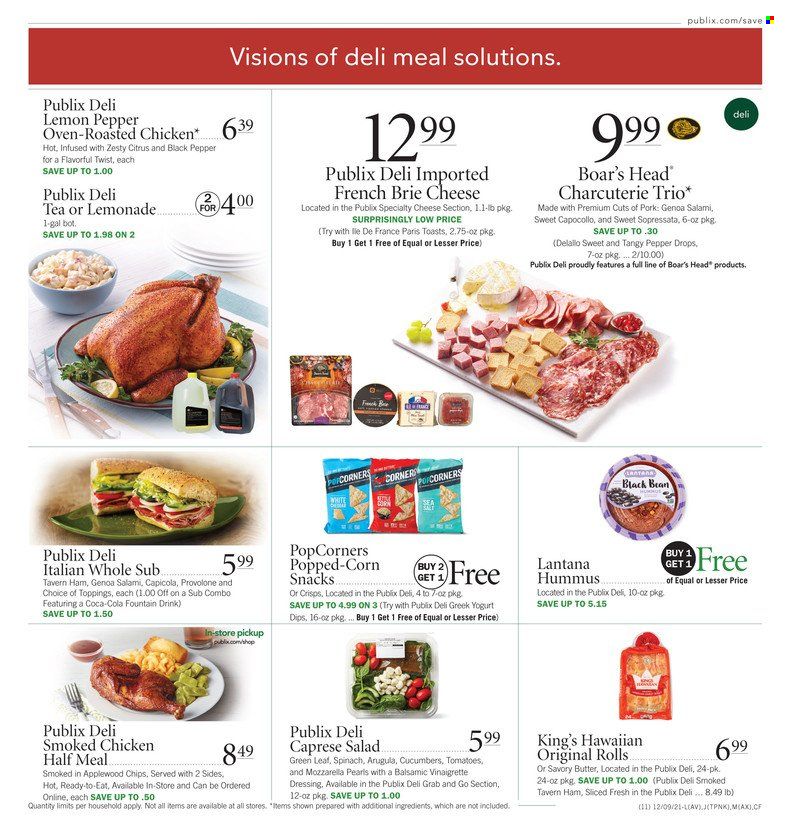 Publix (AL, FL, GA, NC, SC, TN) Weekly Ad Flyer December 9 to December 16