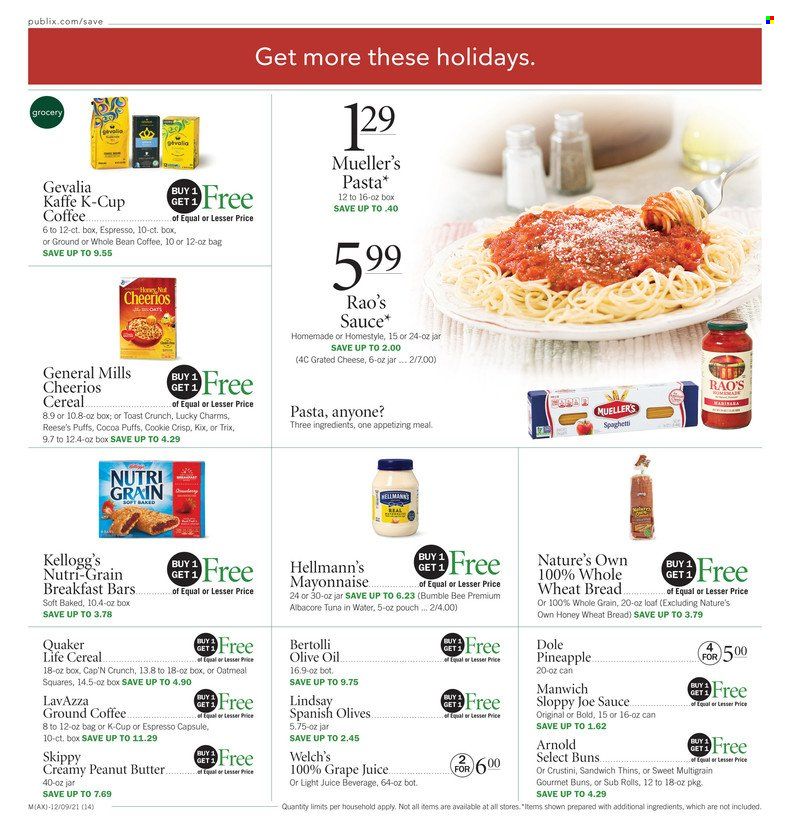 Publix (AL, FL, GA, NC, SC, TN) Weekly Ad Flyer December 9 to December 16