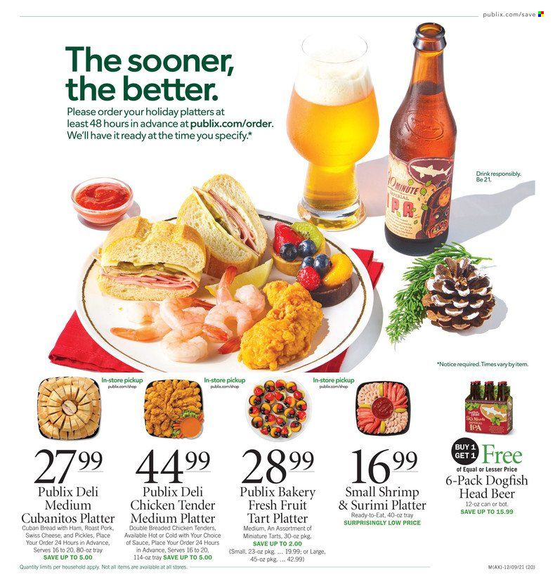 Publix (AL, FL, GA, NC, SC, TN) Weekly Ad Flyer December 9 to December 16