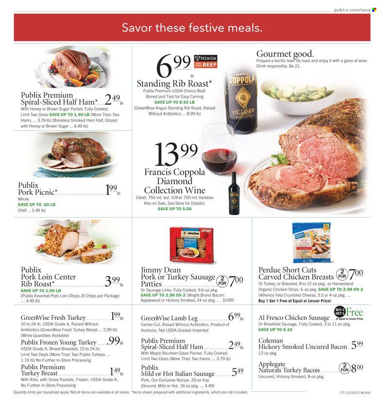Publix (AL, FL, GA, NC, SC, TN) Weekly Ad Flyer December 9 to December 16