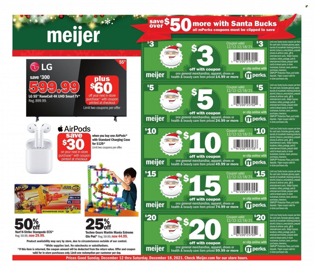 Meijer (IL, IN, KY, MI, OH, WI) Weekly Ad Flyer December 11 to December 18