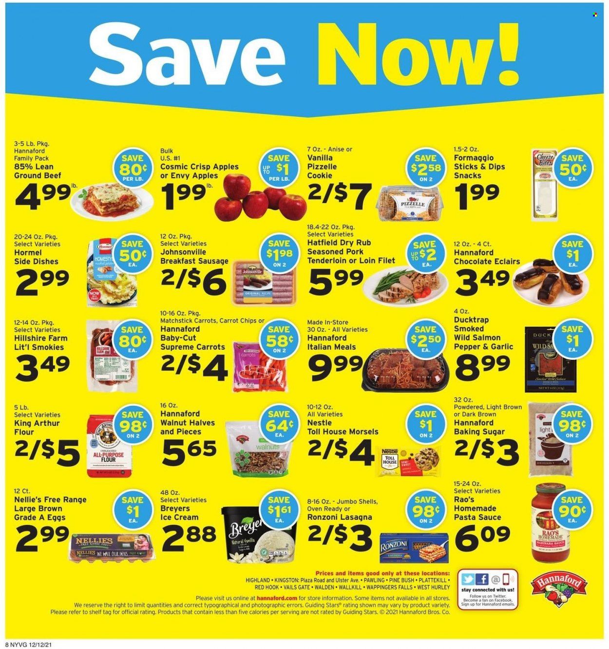 Hannaford (NY) Weekly Ad Flyer December 11 to December 18