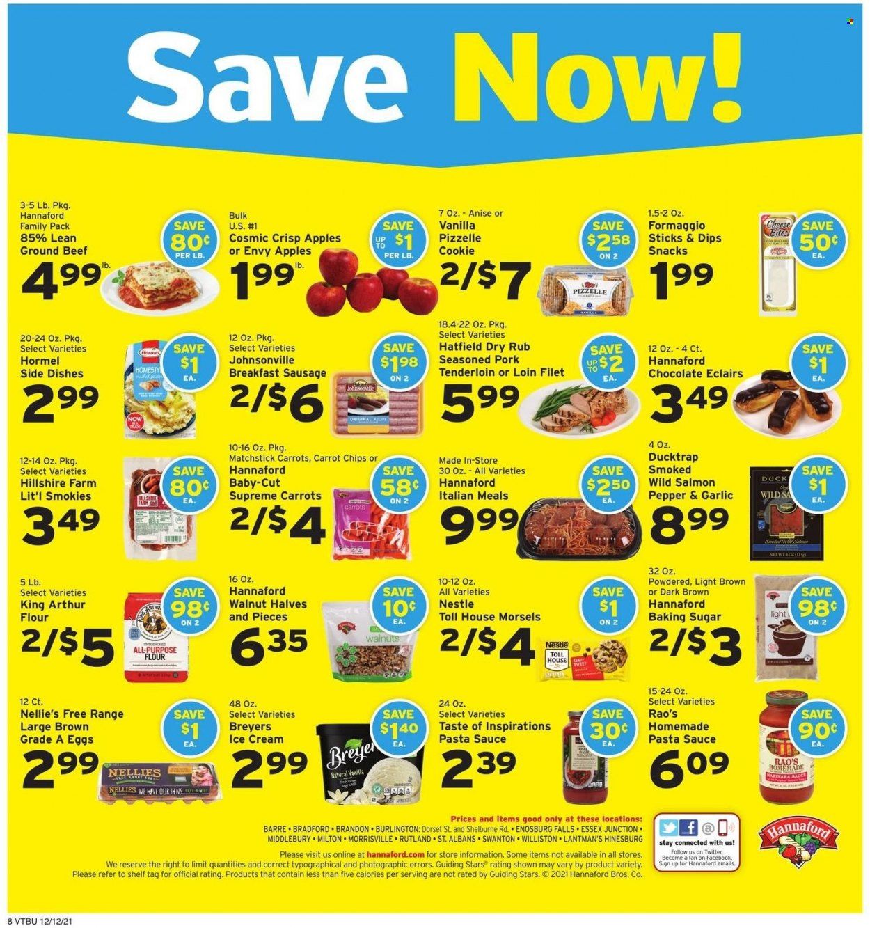 Hannaford (VT) Weekly Ad Flyer December 11 to December 18