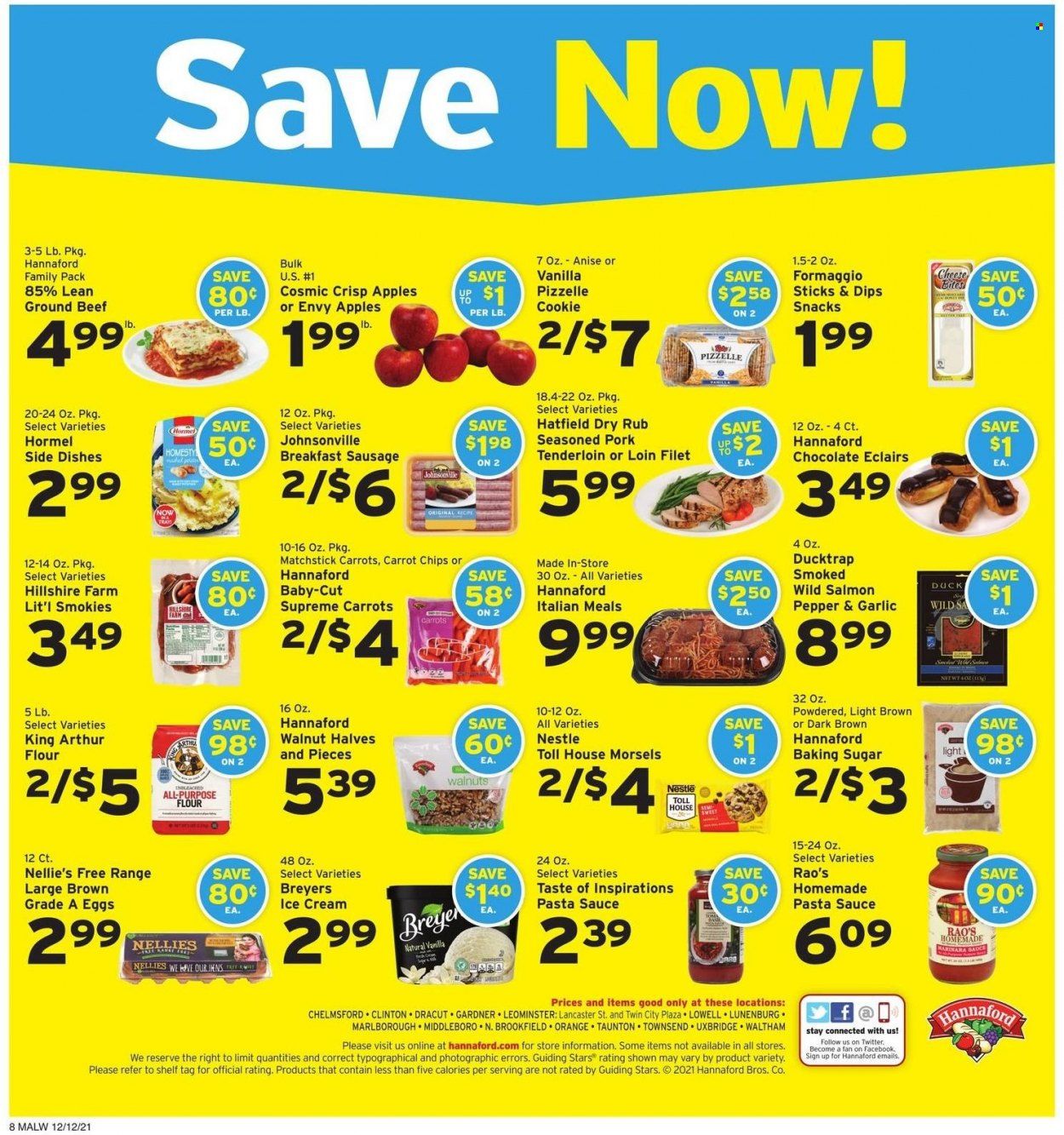 Hannaford (MA) Weekly Ad Flyer December 11 to December 18