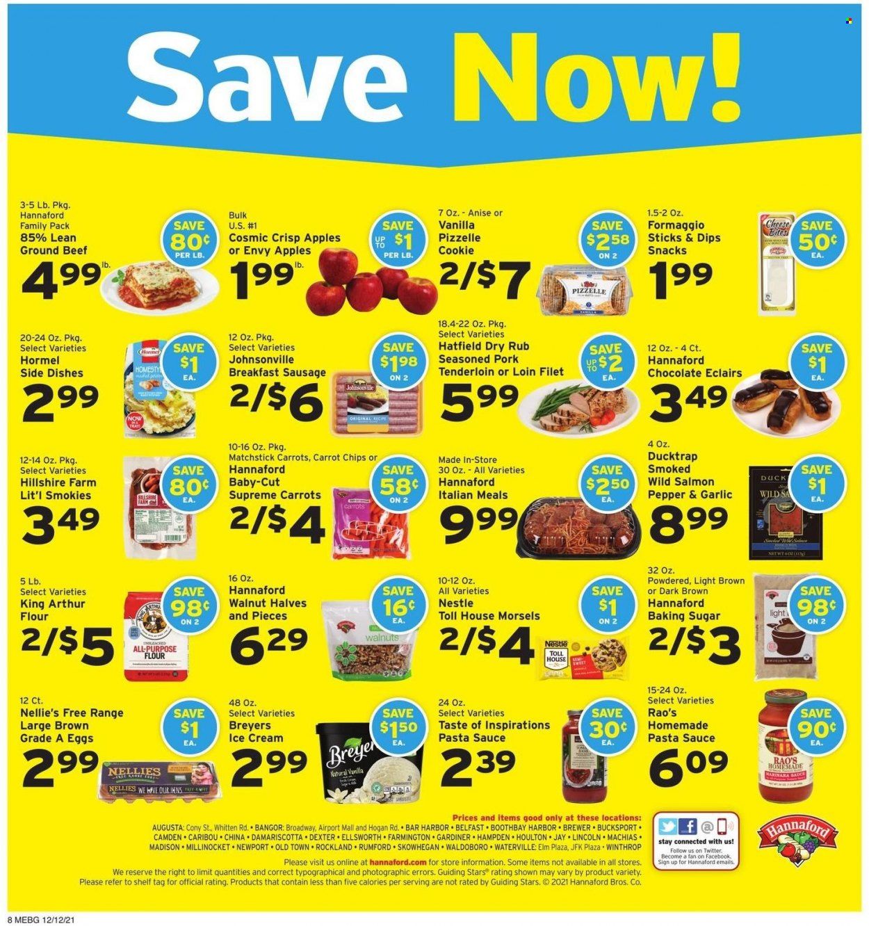 Hannaford (ME) Weekly Ad Flyer December 11 to December 18