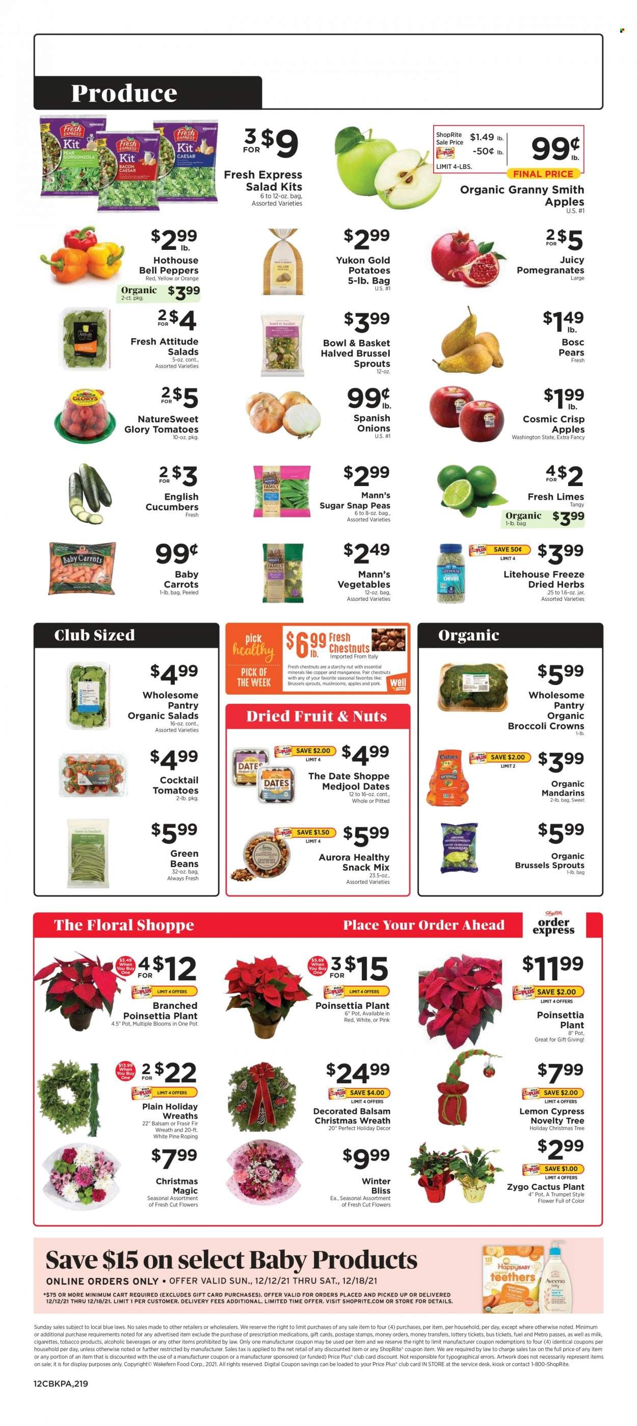 ShopRite (CT, DE, MD, NJ, NY, PA) Weekly Ad Flyer December 11 to December 18