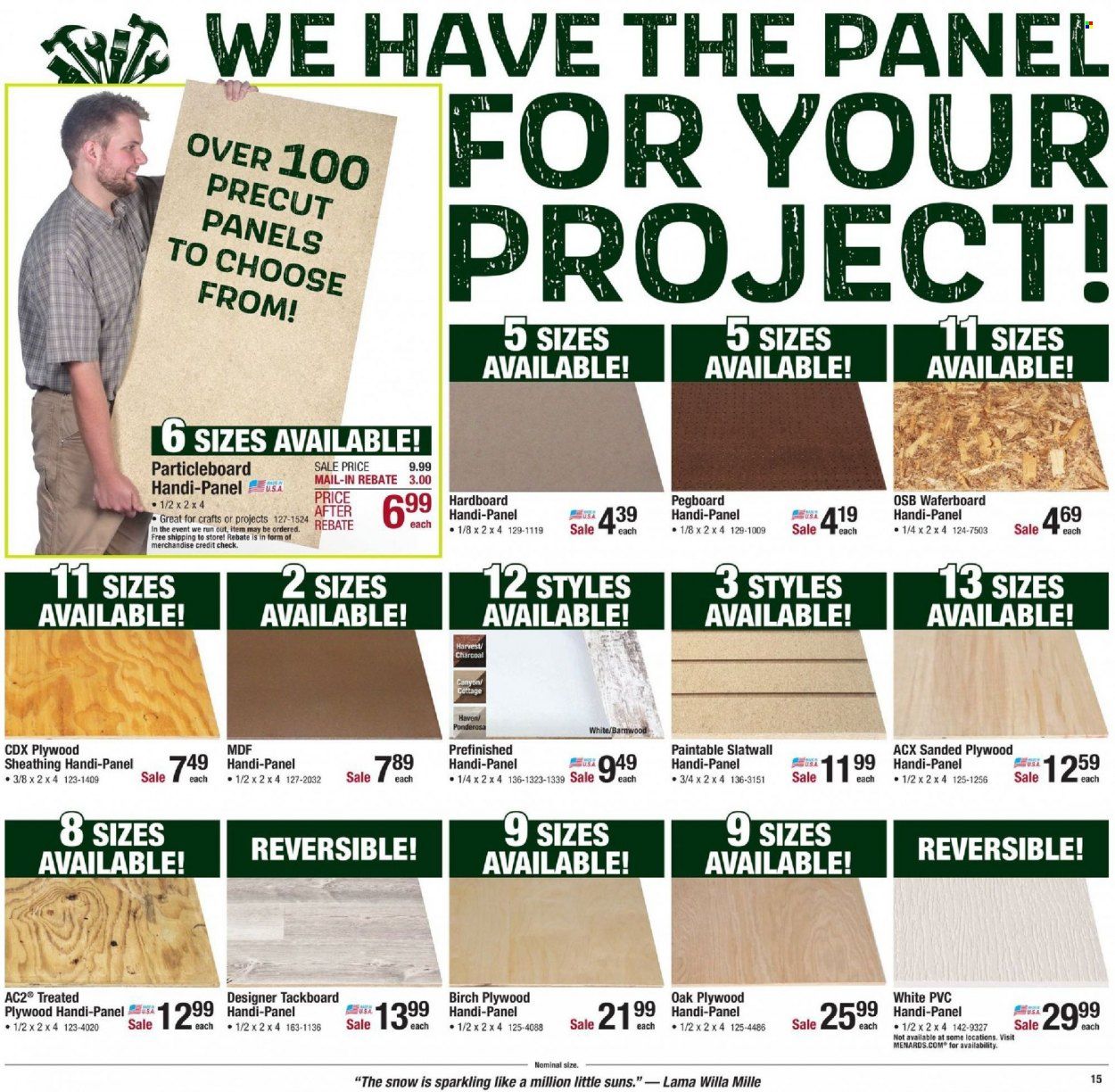 Menards Weekly Ad Flyer December 11 to December 18