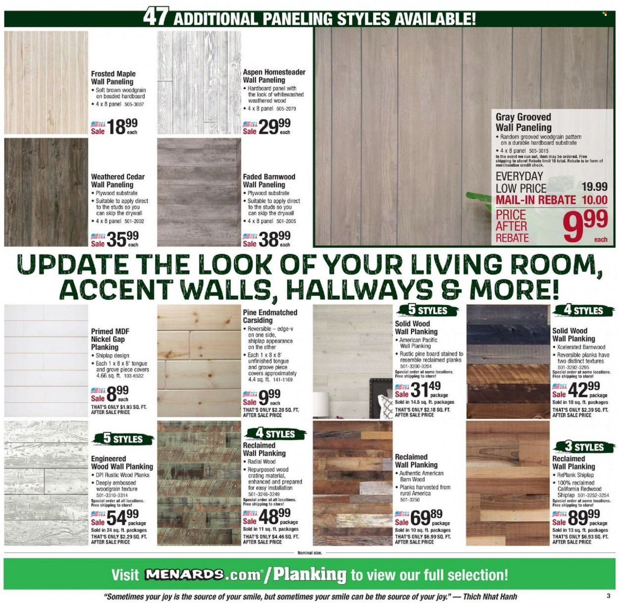 Menards Weekly Ad Flyer December 11 to December 18