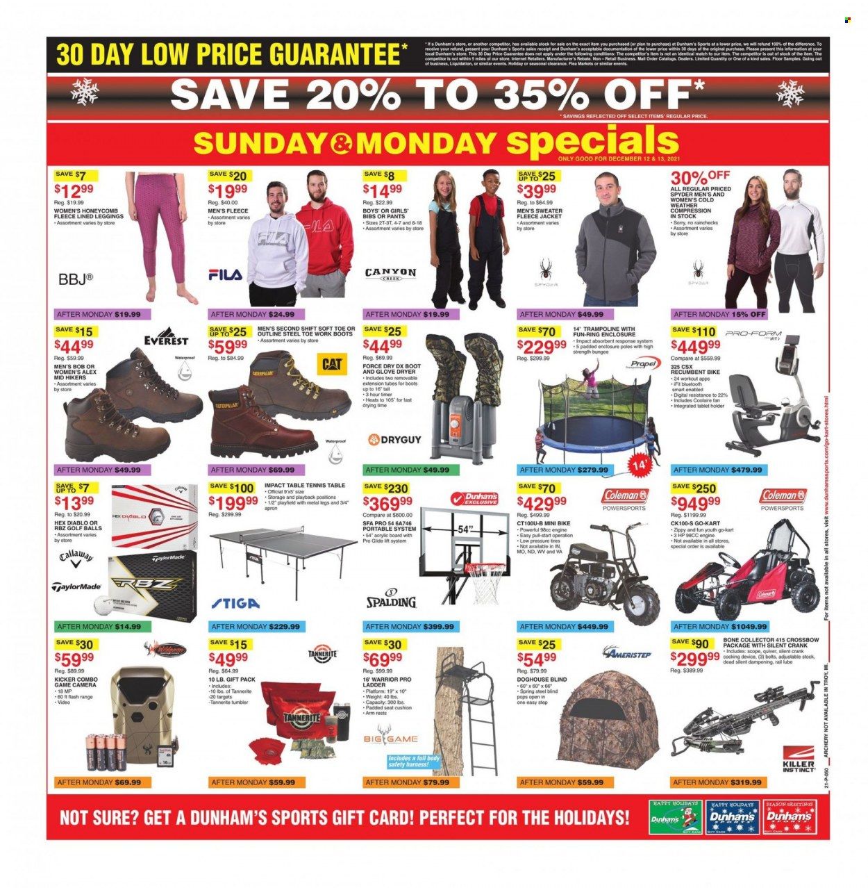 Dunham's Sports Weekly Ad Flyer December 11 to December 18