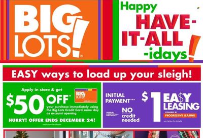 Big Lots Weekly Ad Flyer December 11 to December 18