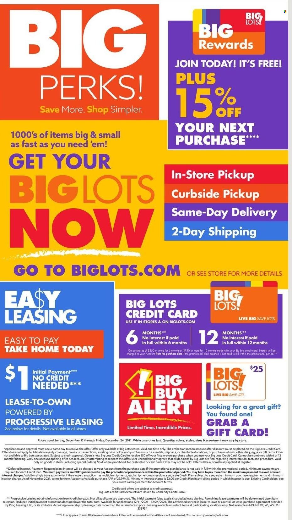 Big Lots Weekly Ad Flyer December 11 to December 18