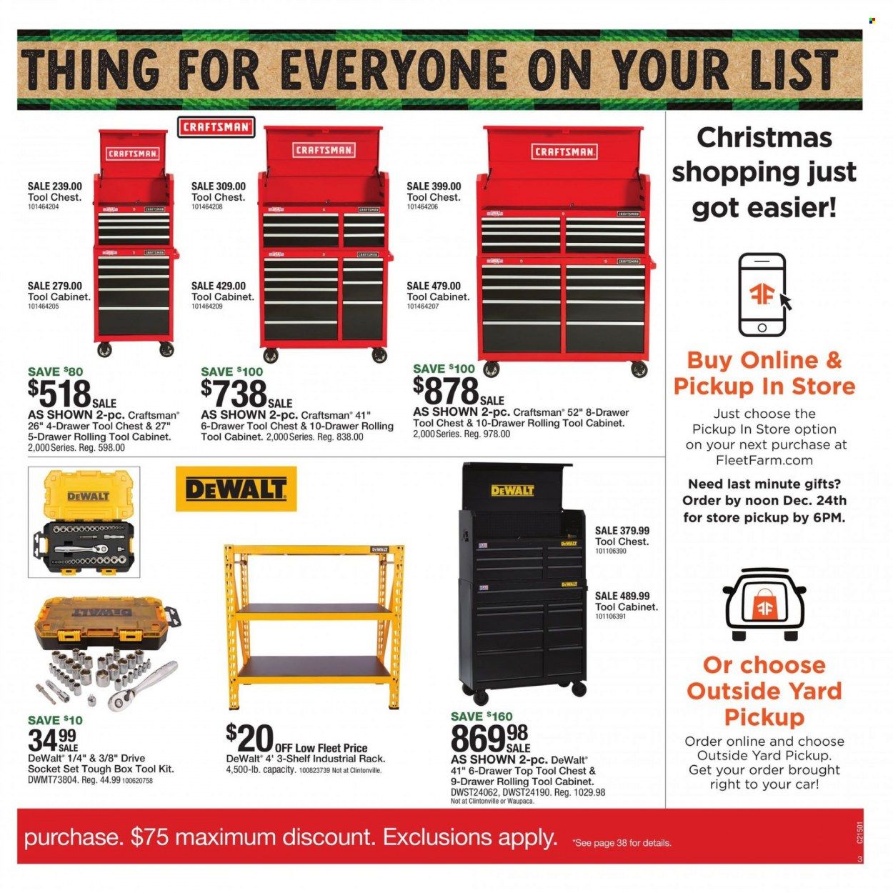 Fleet Farm (IA, MN, ND, WI) Weekly Ad Flyer December 11 to December 18