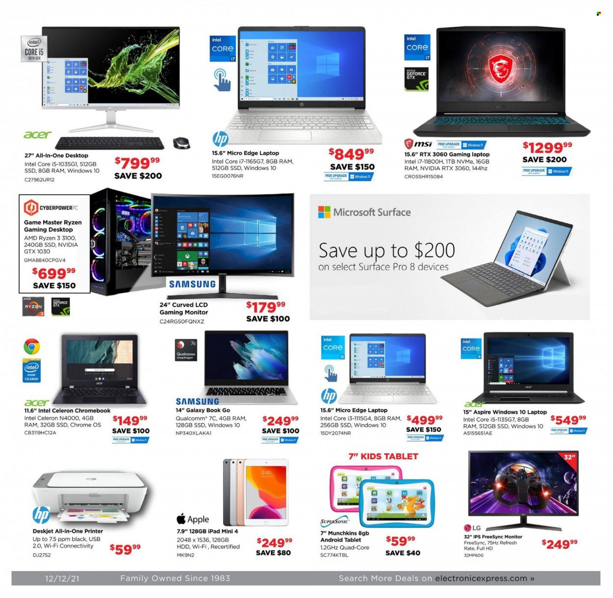 Electronic Express (AL, TN) Weekly Ad Flyer December 12 to December 19