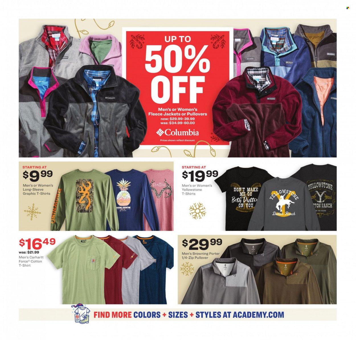 Academy Sports (AL, AR, GA, LA, MO, NC, SC, TN, TX) Weekly Ad Flyer December 12 to December 19