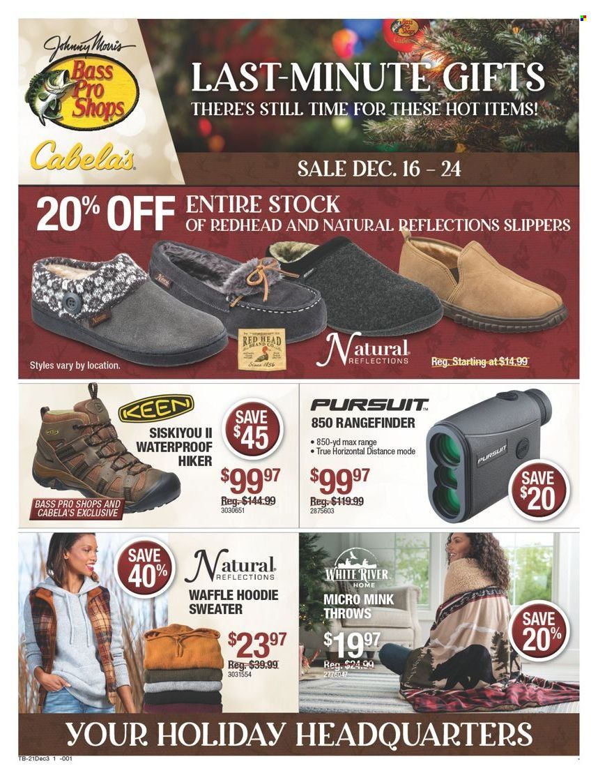 Cabela's Weekly Ad Flyer December 13 to December 20