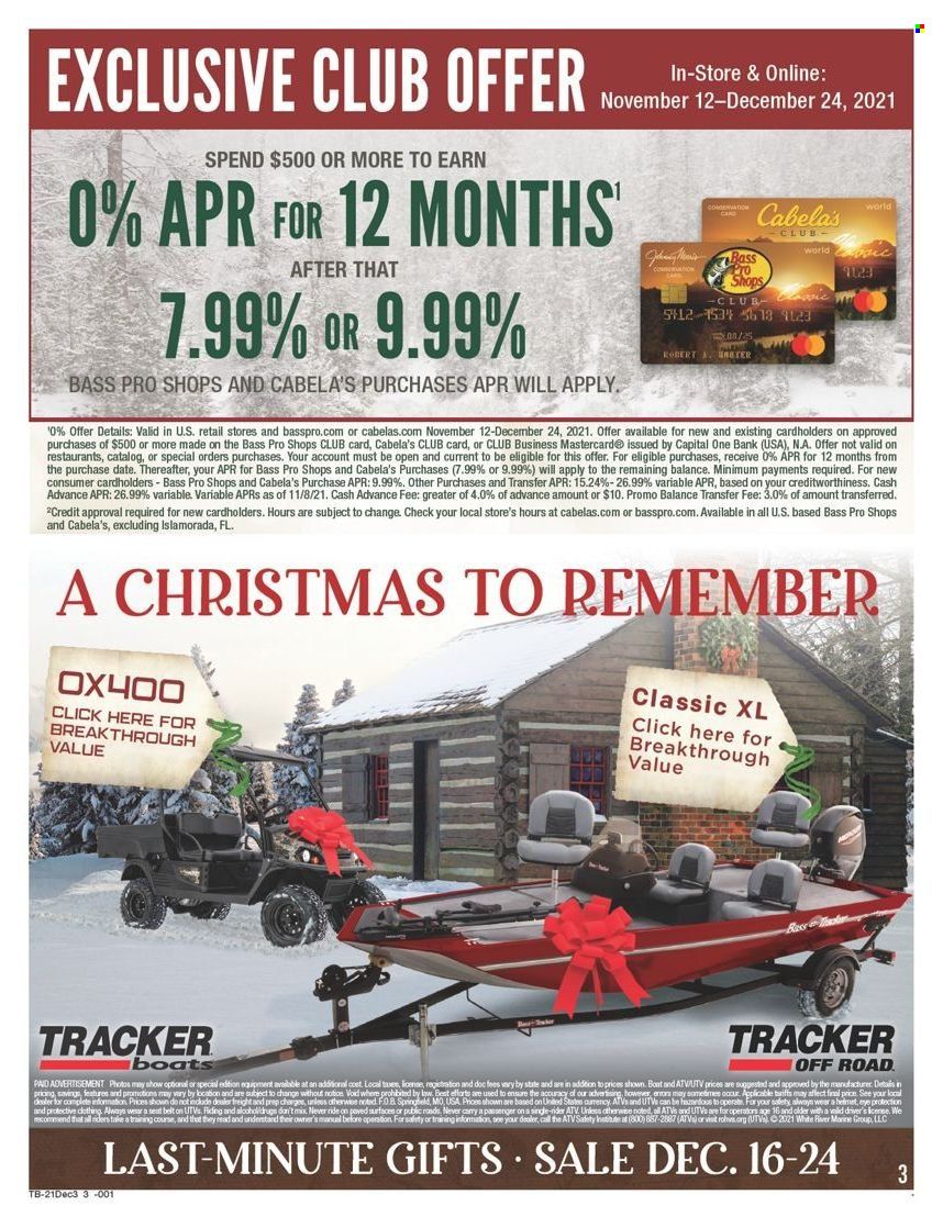 Cabela's Weekly Ad Flyer December 13 to December 20