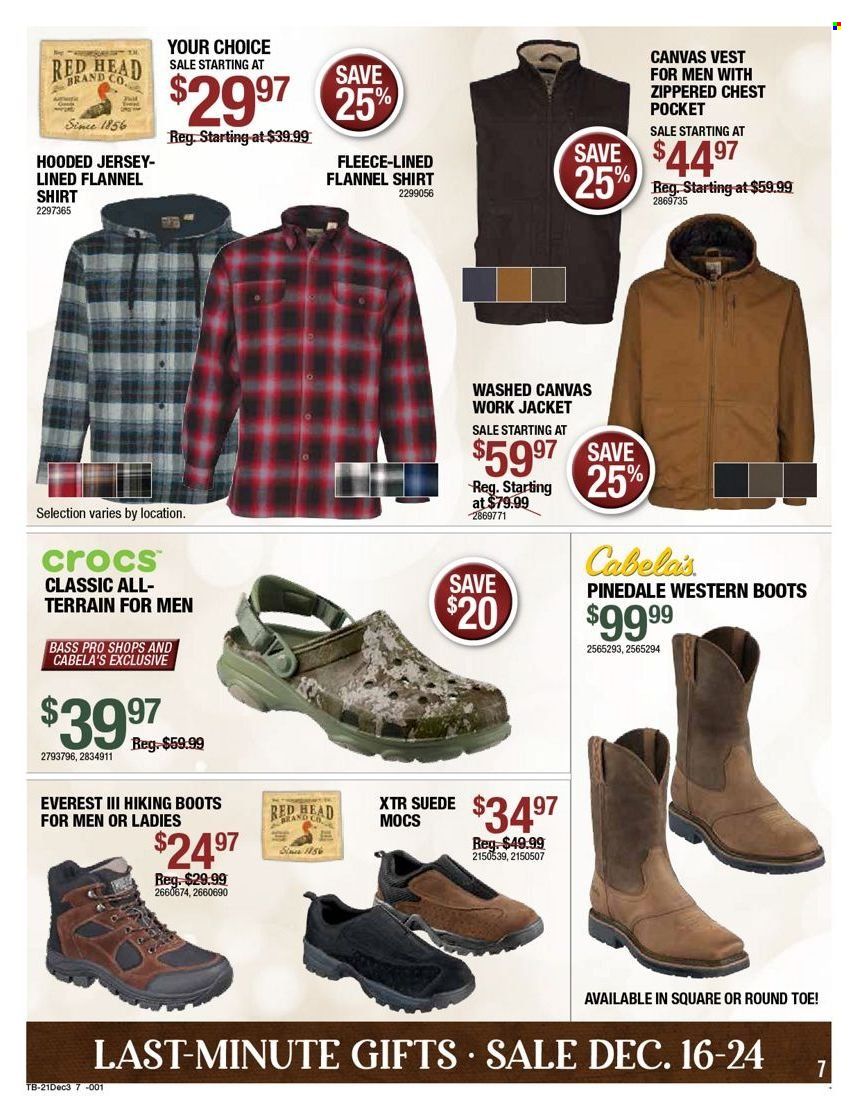 Cabela's Weekly Ad Flyer December 13 to December 20