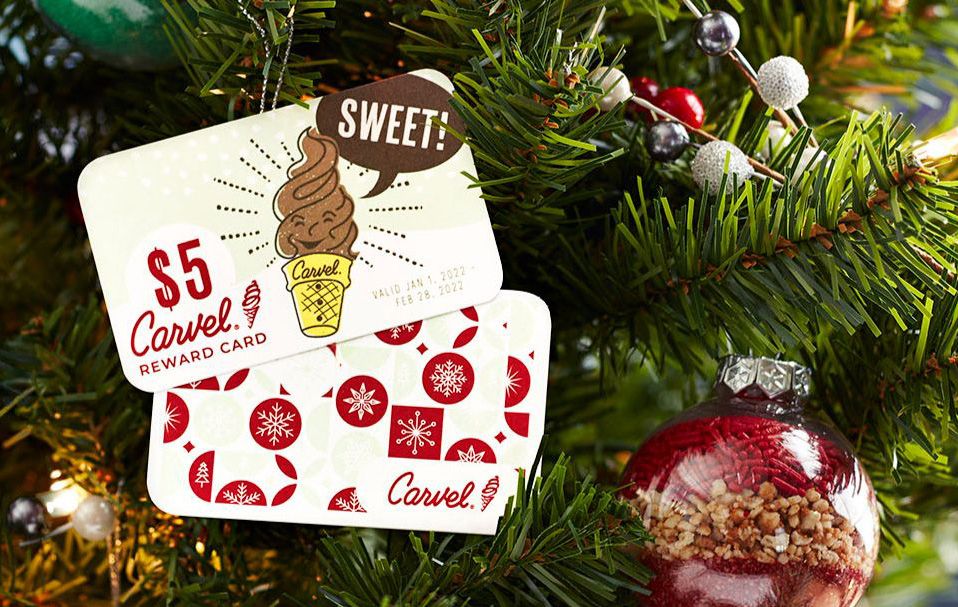 Buy a $25 Gift Card and Get a Free $5 Reward Card from Carvel Buy a $25 Gift Card and Get a Free $5 Reward Card from Carvel