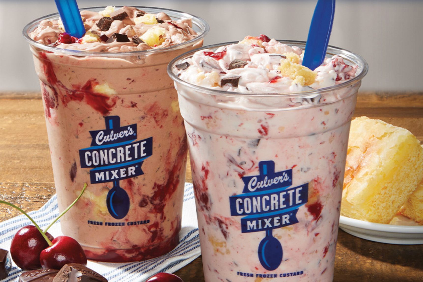 Culver’s Launches the Decadent New Cherry Chip Butter Cake Concrete Mixer Culver’s Launches the Decadent New Cherry Chip Butter Cake Concrete Mixer