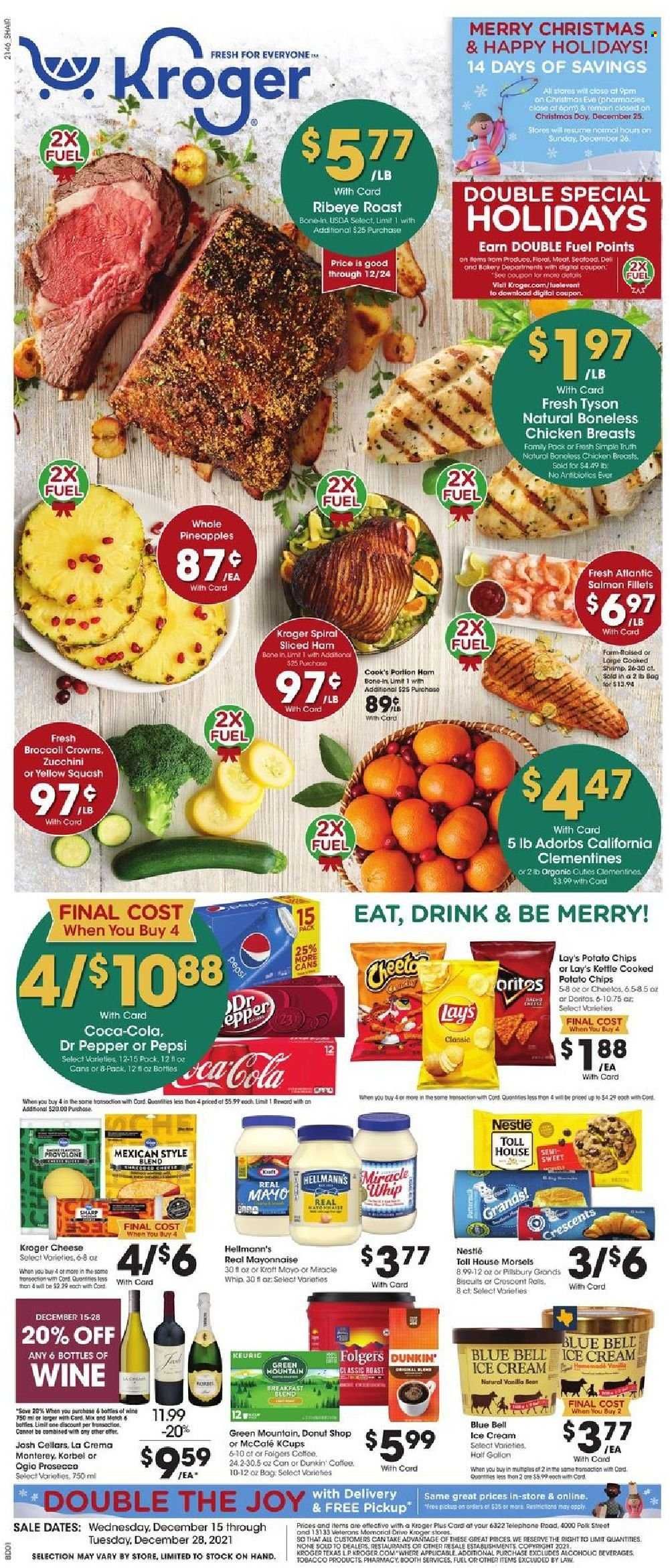 Kroger (GA, IL, LA, MI, OK, SC, TN, TX, VA) Weekly Ad Flyer December 17 to December 24