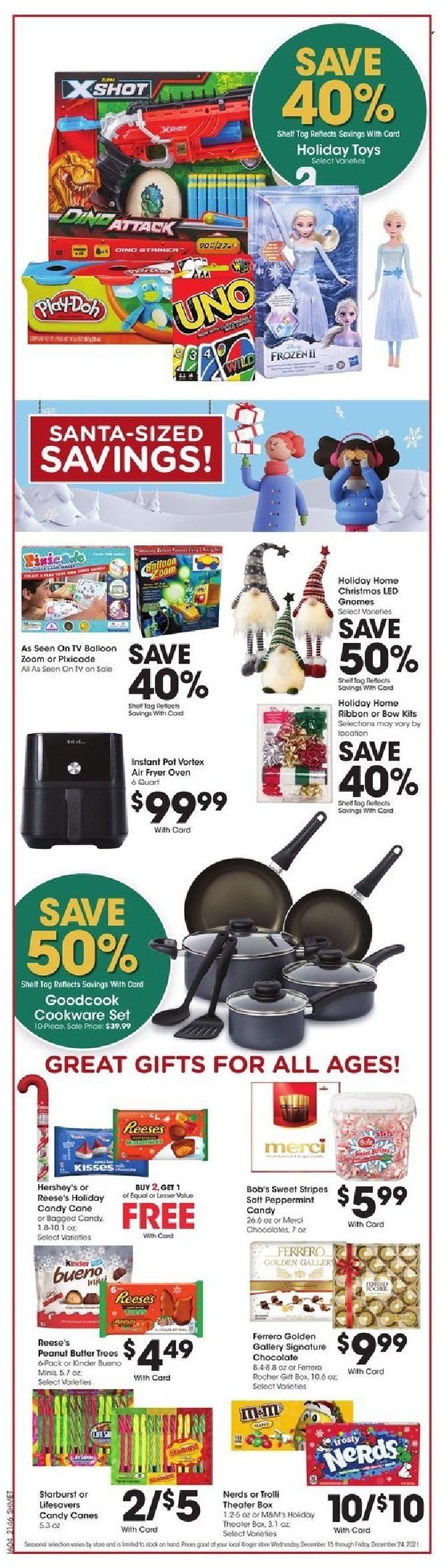 Kroger (GA, IL, LA, MI, OK, SC, TN, TX, VA) Weekly Ad Flyer December 17 to December 24