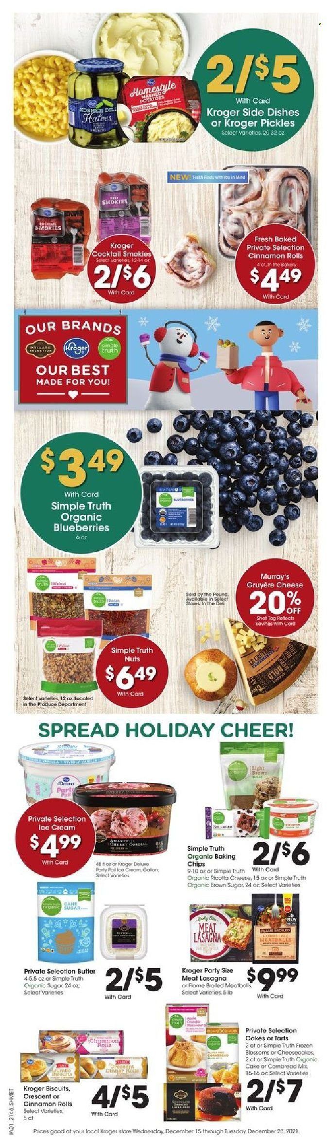 Kroger (GA, IL, LA, MI, OK, SC, TN, TX, VA) Weekly Ad Flyer December 17 to December 24