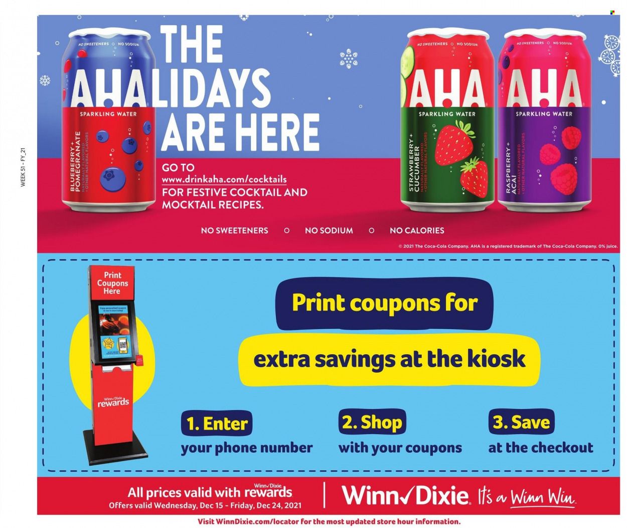 Winn Dixie (AL, FL, GA, LA) Weekly Ad Flyer December 17 to December 24